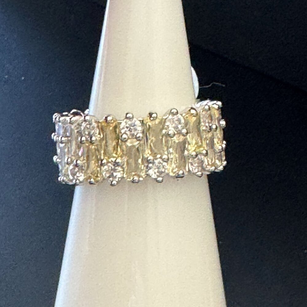 Bomb Party RG93207 Styling Sparkle Lemon Cubic Zirconia Size 7